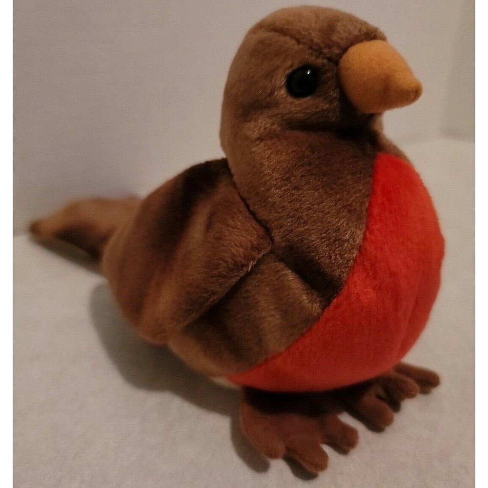 Early the Robin Beanie Baby - Retired - 7in - MWNMT-with tag errors-rare-1997 TY